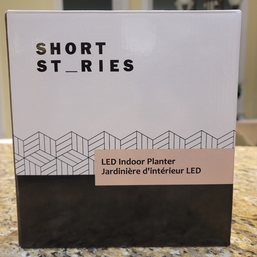 NWT/NIB Short Stories LED Herb Garden Planter